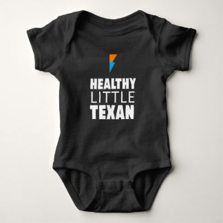 Healthy Little Texan - Black Romper