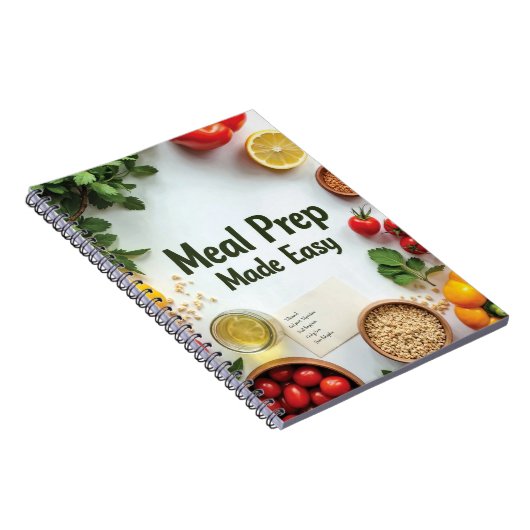 Healthy Meal Planner Notitieboek (Rechterzijde)