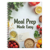 Healthy Meal Planner Notitieboek (Voorkant)