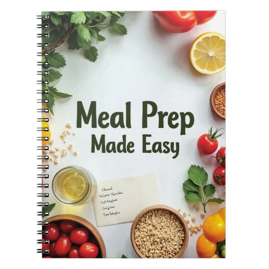 Healthy Meal Planner Notitieboek (Voorkant)