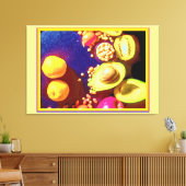 "Healthy Nutrition" Cute Photo. Buy Now Canvas Afdruk (Insitu (Woonkamer))