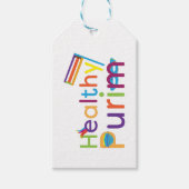 Healthy Purim-groet Cadeaulabel (Voorkant)