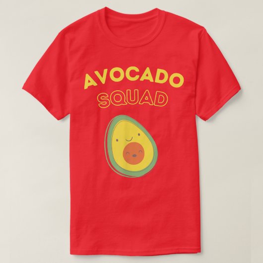Healthy Smiling AvocadoAvocado Squad T-shirt (Design voorkant)