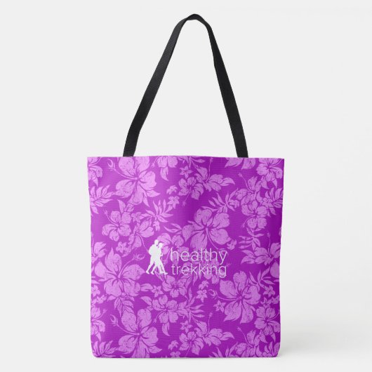 Healthy Trekking Hawaiian Hibiscus Beach Bag Tote Bag (Voorkant)