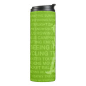 Healthy Trekking Lime Green Travel Thermosbeker (Gedraaid links)