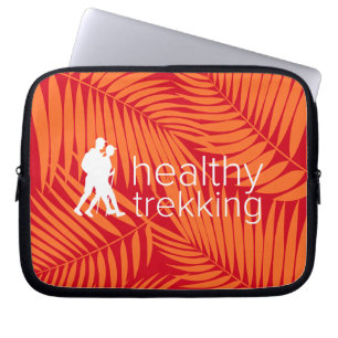 Healthy Trekking Oranje Palms Logo Nat Suit Laptop Sleeve