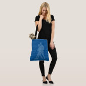 Healthy Trekking Royal Blue Wordbeach tas (Op model)