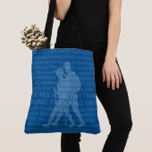 Healthy Trekking Royal Blue Wordbeach tas (Dichtbij)