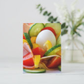 Healthy Vegan Breakfast Briefkaart (Staand voorkant)