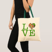 Healthy Vegan Love Bag Tote Bag (Voorkant (product))