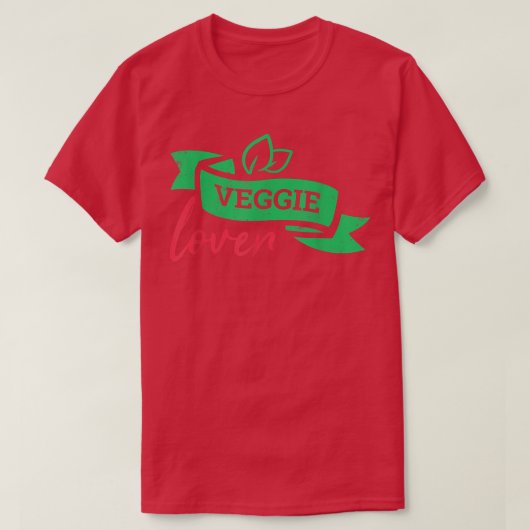 Healthy Vegetable Veggie Lover Vegan T-shirt (Design voorkant)