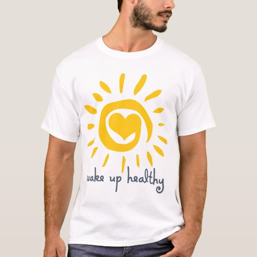 Healthy wakker worden t-shirt (Voorkant)