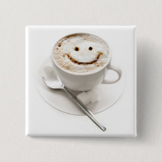 HealthyCoffee leuke knoppenbadge Vierkante Button 5,1 Cm