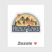 Healy Lake, Alaska Sticker (Vel)