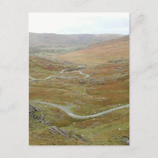 Healy Pass, Beara Peninsula, Ierland. Briefkaart (Voorkant)