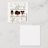 Hear Love, See Love, Speak Love Flat Card Notitiekaartje (Voorkant / Achterkant)