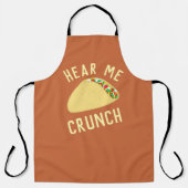 Hear Me Crunch Taco Schort (Voorkant)