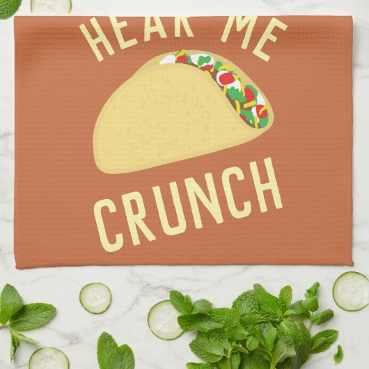 Hear  Me Crunch Taco Theedoek (Gevouwen)