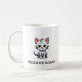 Hear Me Roar t-shirt Koffiemok (Links)