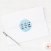 Hear See Speak No Evil Katten / Stickers (Envelop)