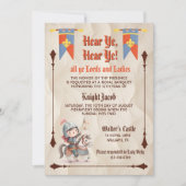 Hear Ye Medieval Renaissance Royal Birthday Kaart (Voorkant)