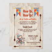 Hear Ye Medieval Renaissance Royal Birthday Kaart (Voorkant / Achterkant)