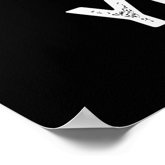 Hear YEast Hear Yeast Funny Bread Pun Dark BG Poster (Hoek)