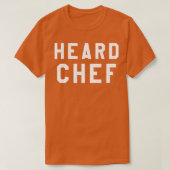 Heard Chef T-shirt (Design voorkant)