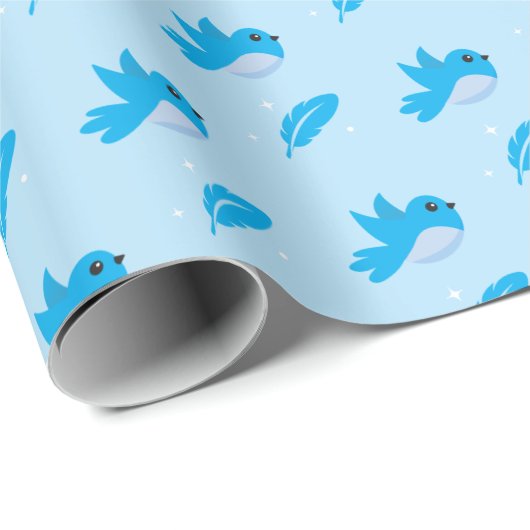 Heard Saw Ate No Bird / Gift Wrapping Paper Cadeaupapier (Rol Hoek)
