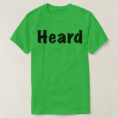 Heard T-shirt (Design voorkant)