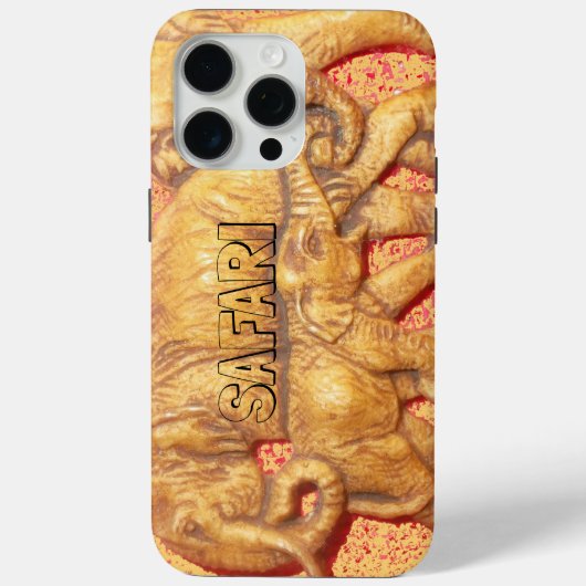 Heard van de Afrikaanse Safari Elephant Family Case-Mate iPhone Case (Achterkant)