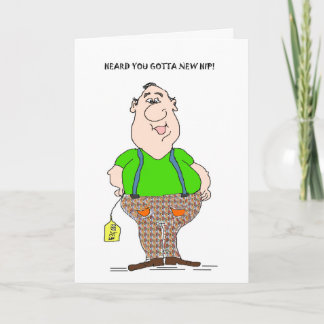 HEARD YOU GOT Grappige Heup Vervanging Kaart Funn