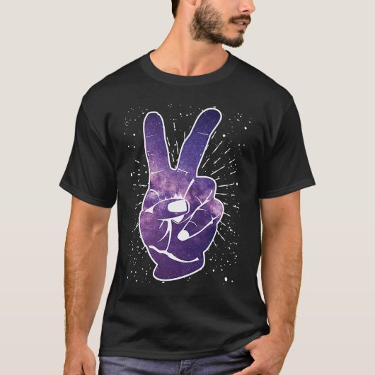 Hearing Aid Deaf Pride ASL hand sign language Deaf T-shirt (Voorkant)