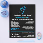 Hearing Aid Design, Audioloog, Audiology Clinic Flyer (Enkel)