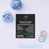 Hearing Aid Design, Audioloog, Audiology Clinic Flyer (Enkel)