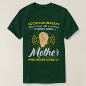 Hearing Aid Design for Sign Language Deaf Sign Lan T-shirt (Design voorkant)