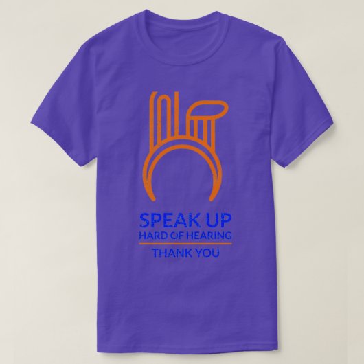 Hearing Impaired 2 14 T-shirt (Design voorkant)