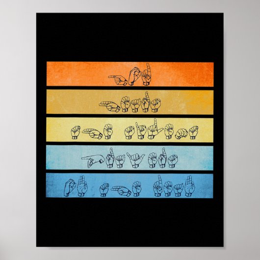 Hears Prayers Doof Bewustzijn  Gebarentaal Poster (Voorkant)