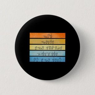 Hears Prayers Doof Bewustzijn  Gebarentaal Ronde Button 5,7 Cm