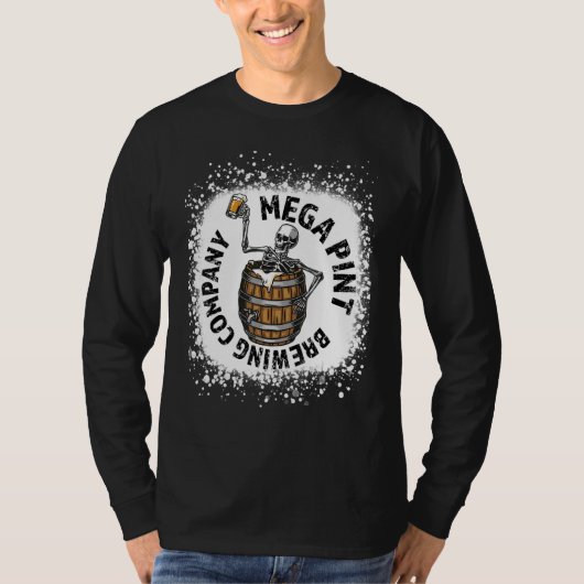 Hearsay Brewing Bleaching Co Home of the Mega Pint T-shirt (Voorkant)