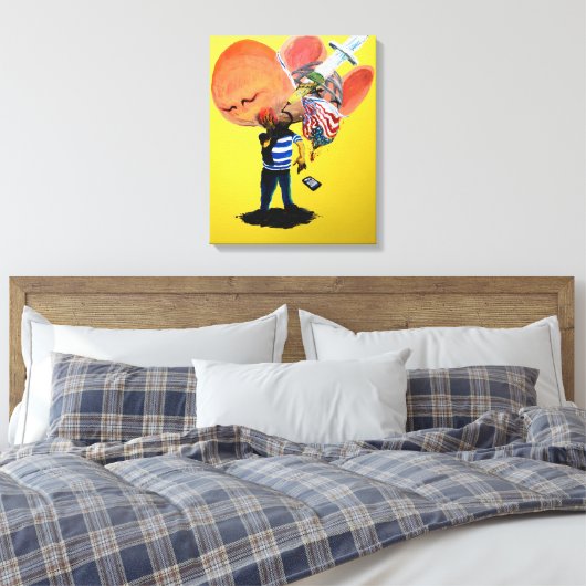Hearsay Canvas Afdruk (Insitu (Slaapkamer))