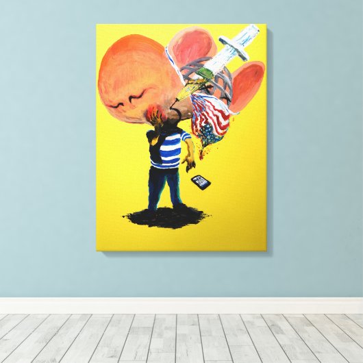 Hearsay Canvas Afdruk (Insitu (Houten vloer))