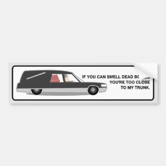 Hearse Bumpersticker