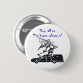 Hearse en Grim Reaper Skeleton Gothic Humor Ronde Button 5,7 Cm (Voorkant /achterkant)