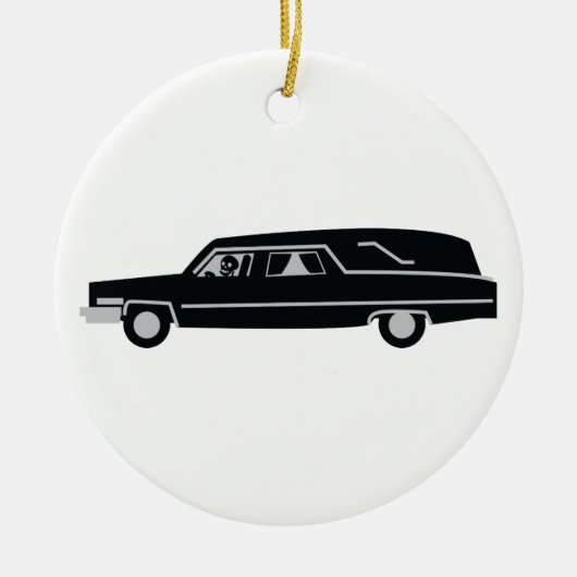 Hearse Keramisch Ornament (Voorkant)