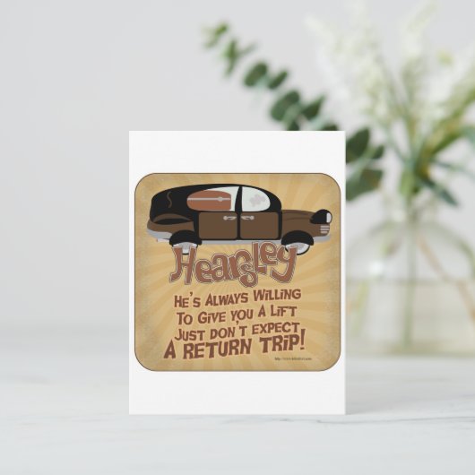 Hearsley's Motto Briefkaart (Staand voorkant)