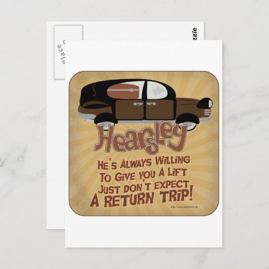 Hearsley's Motto Briefkaart (Voorkant / Achterkant)