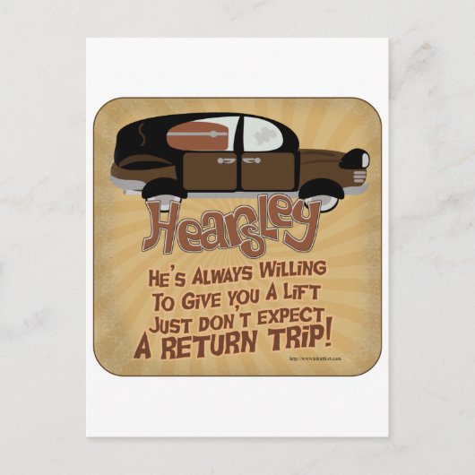 Hearsley's Motto Briefkaart (Voorkant)