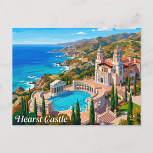 Hearst Castle California Central Coast Briefkaart