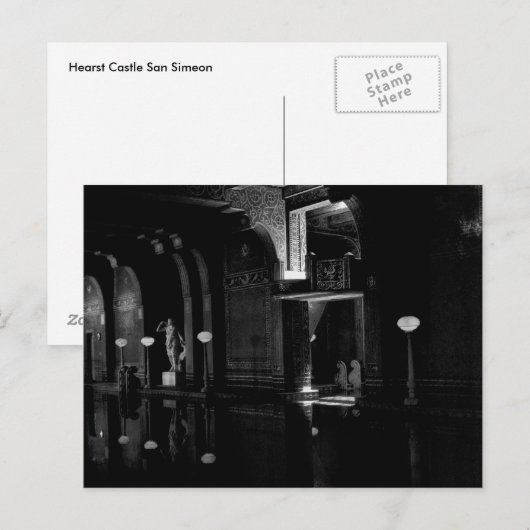 Hearst castle, San Simeon California Briefkaart (Voorkant / Achterkant)